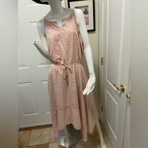 Massimo beautiful fancy dress with unique design . Perfect peach color